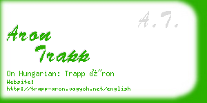 aron trapp business card